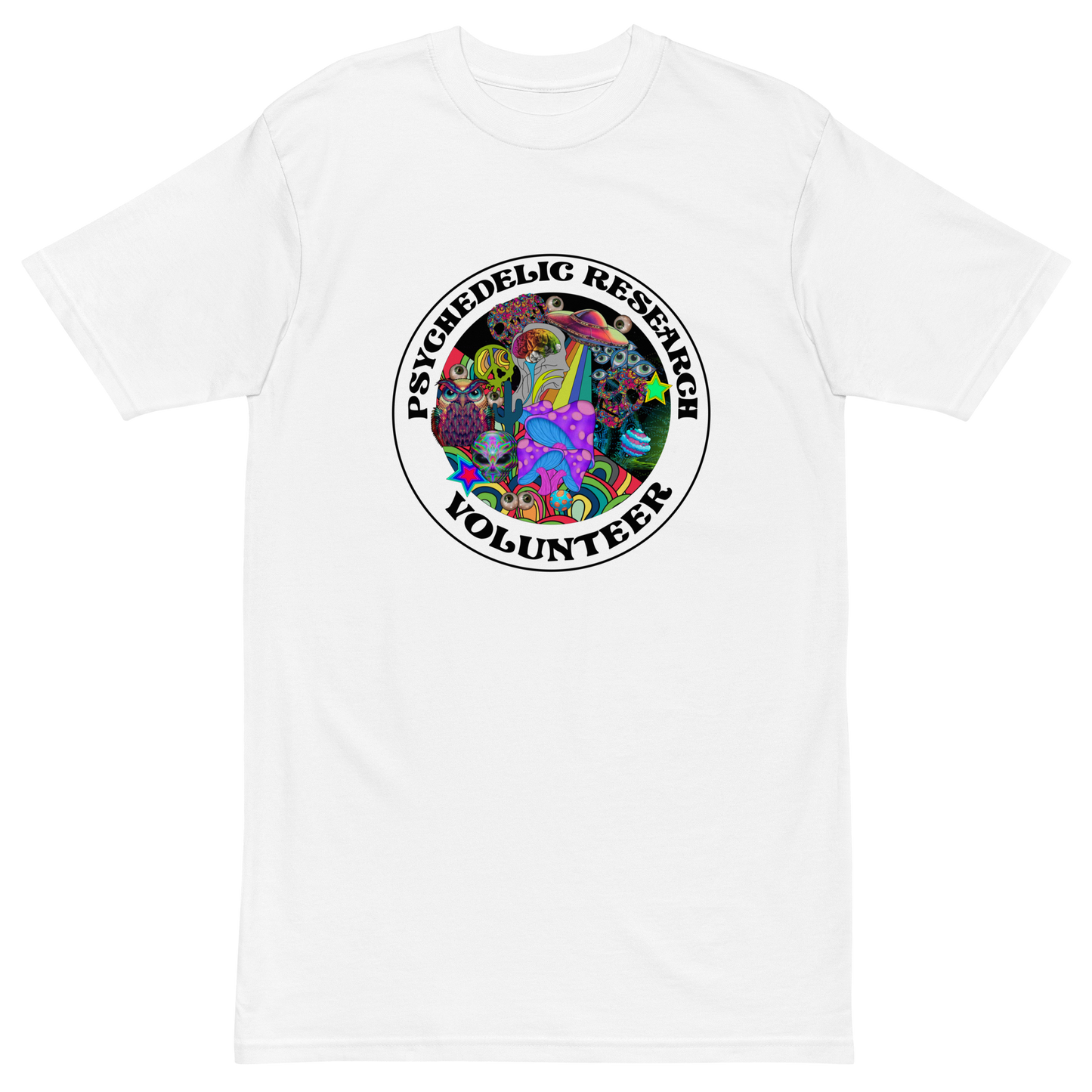 Psi~ Research Volunteer Premium Graphic Tee