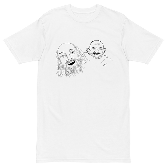 Ram Dass And Maharaj Ji Premium Graphic Tee