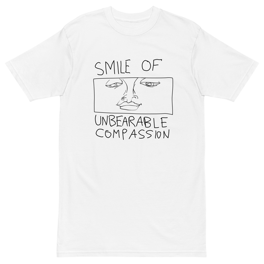 Smile Of Unbearable Compassion Doodle Premium Graphic Tee