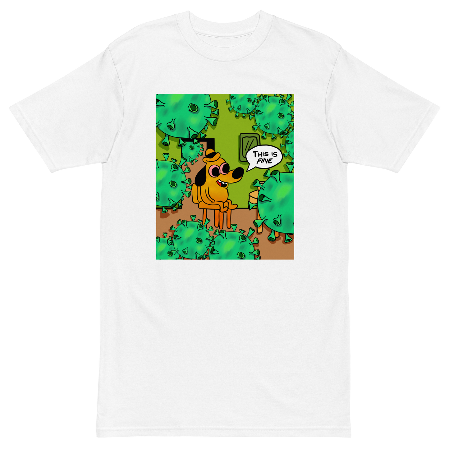 This Is Fine Premium Graphic Tee