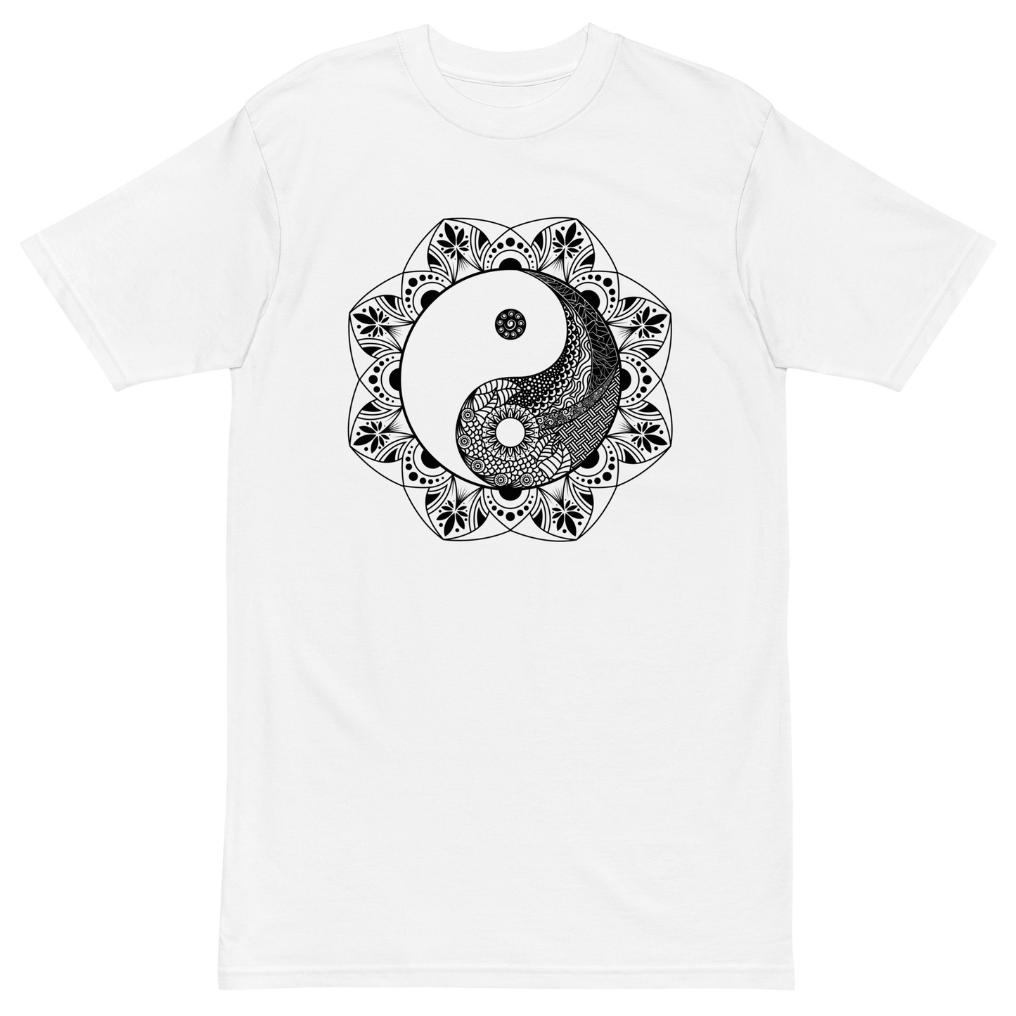 Yinyang Mandala Premium Graphic Tee