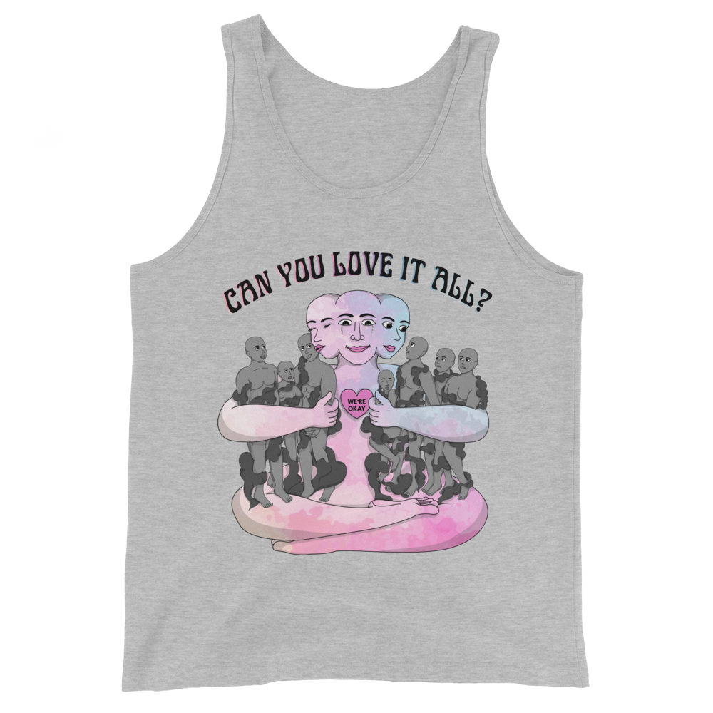 Can You Love It All Graphic Tank Top
