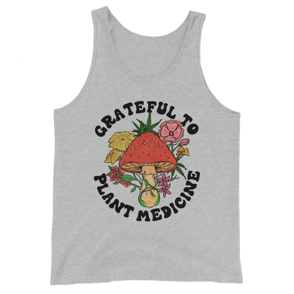 Grateful To Plants Graphic Tank Top