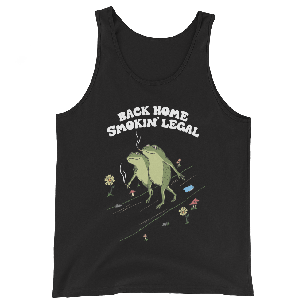 Back Home Smokin Legal Graphic Tank Top