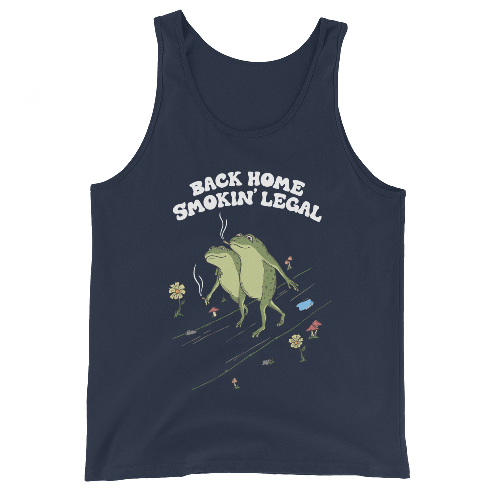 Back Home Smokin Legal Graphic Tank Top