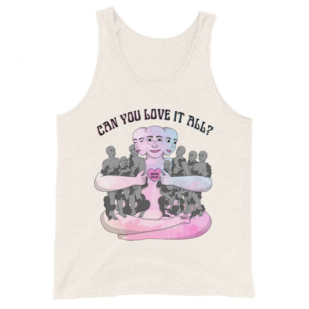 Can You Love It All Graphic Tank Top