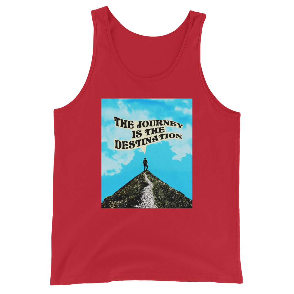 The Journey Is The Destination Graphic Tank Top