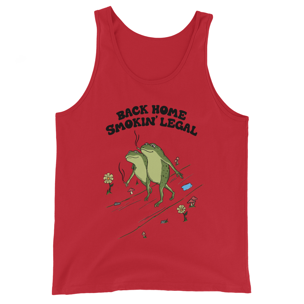 Back Home Smokin Legal Graphic Tank Top