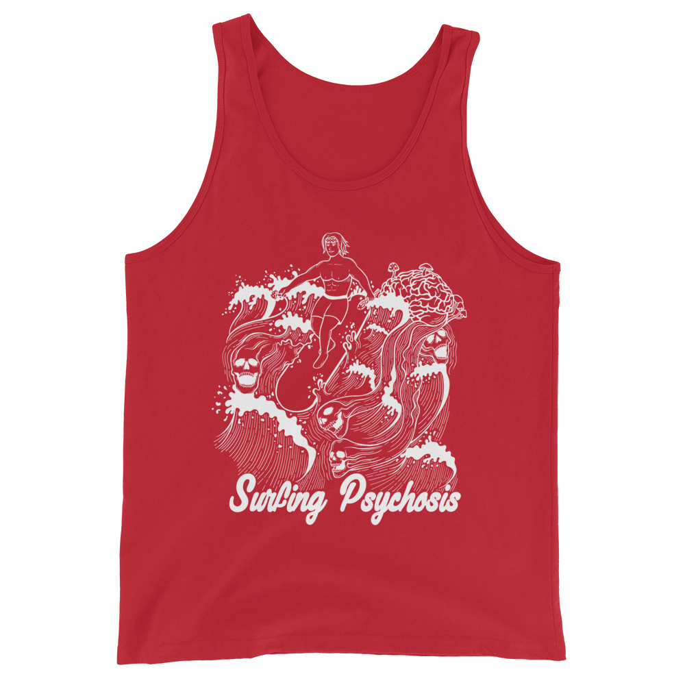 Surfing Psychosis Graphic Tank Top