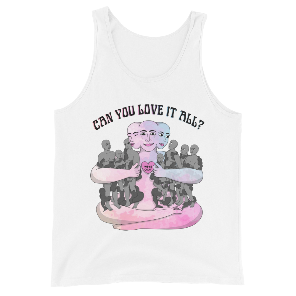 Can You Love It All Graphic Tank Top