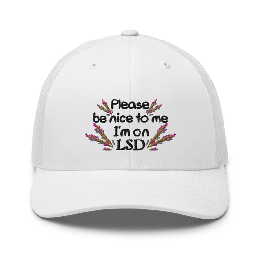 Please Be Nice To Me Trucker Hat