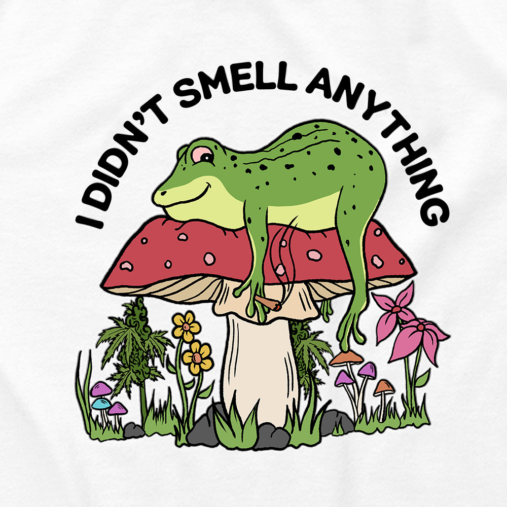 I Didn't Smell Anything Graphic Crop Sweatshirt