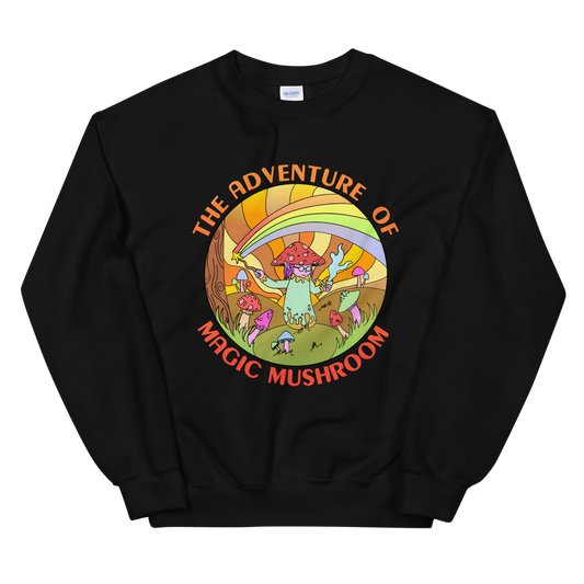 The Adventure Of Magic Mushroom Graphic Sweatshirt