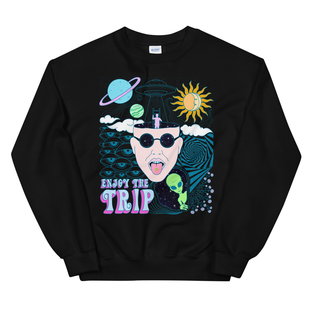 Enjoy The Trip Graphic Sweatshirt