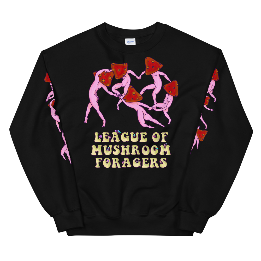 League of Mushroom Foragers Graphic Sweatshirt