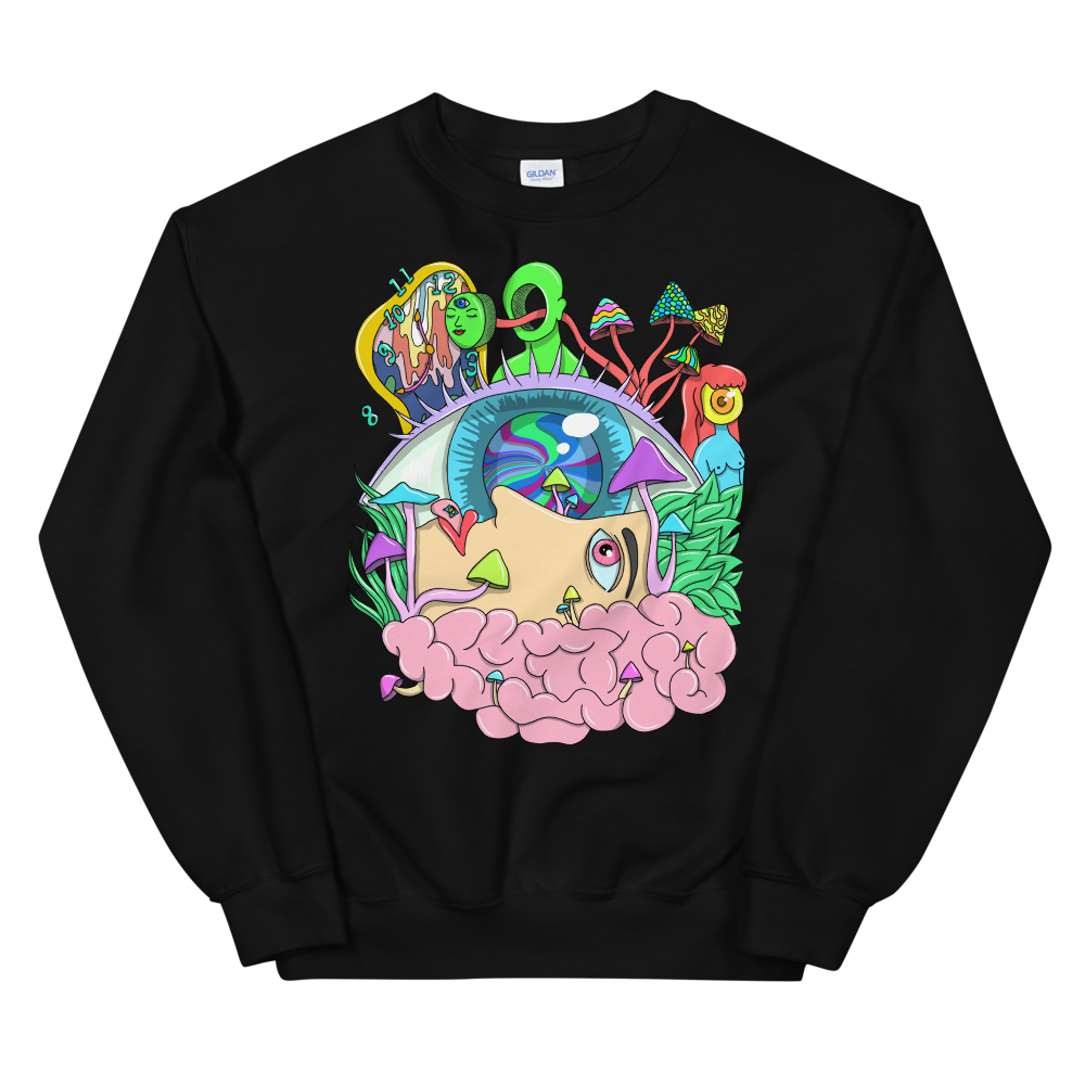 Tripping Graphic Sweatshirt