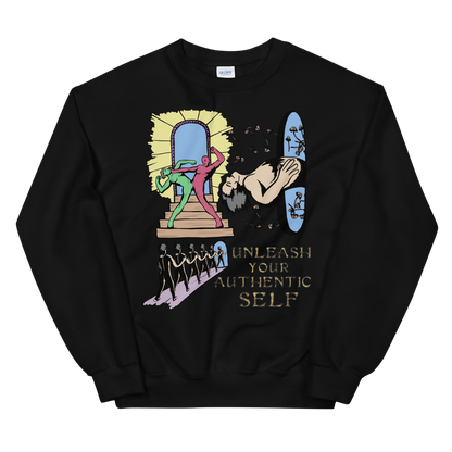 Unleash Your Authentic Self Graphic Sweatshirt