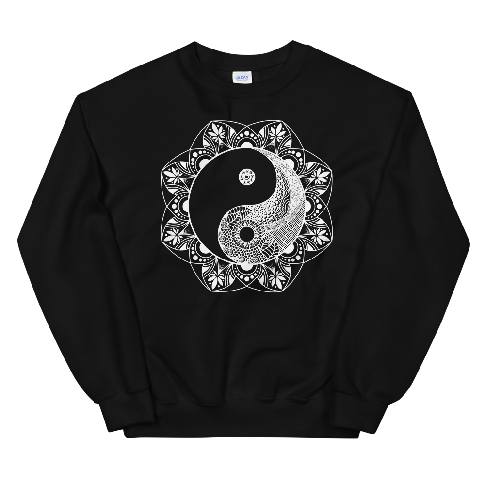 Yinyang Mandala Graphic Sweatshirt