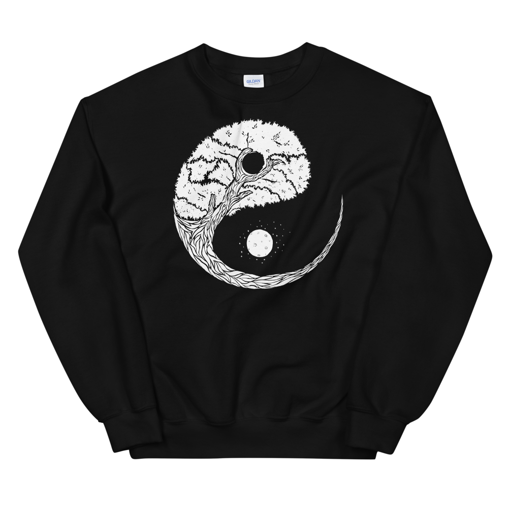 Yinyang Tree Graphic Sweatshirt