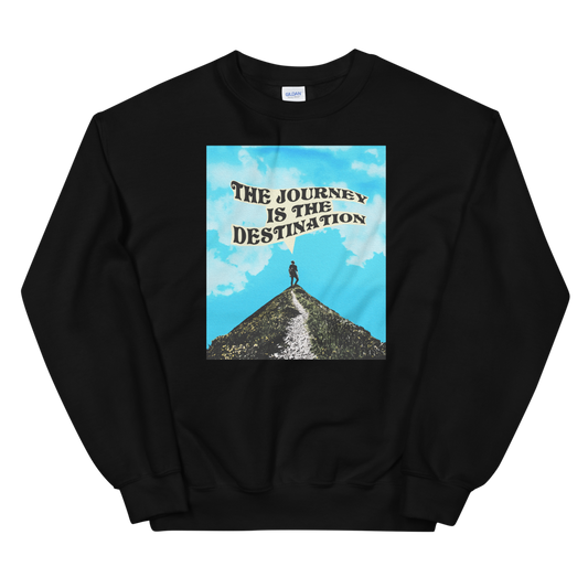 The Journey Is The Destination Graphic Sweatshirt