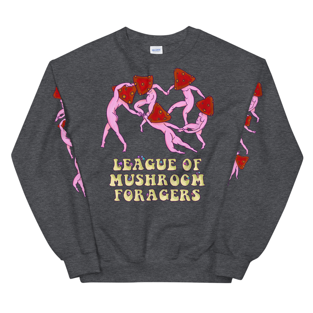 League of Mushroom Foragers Graphic Sweatshirt