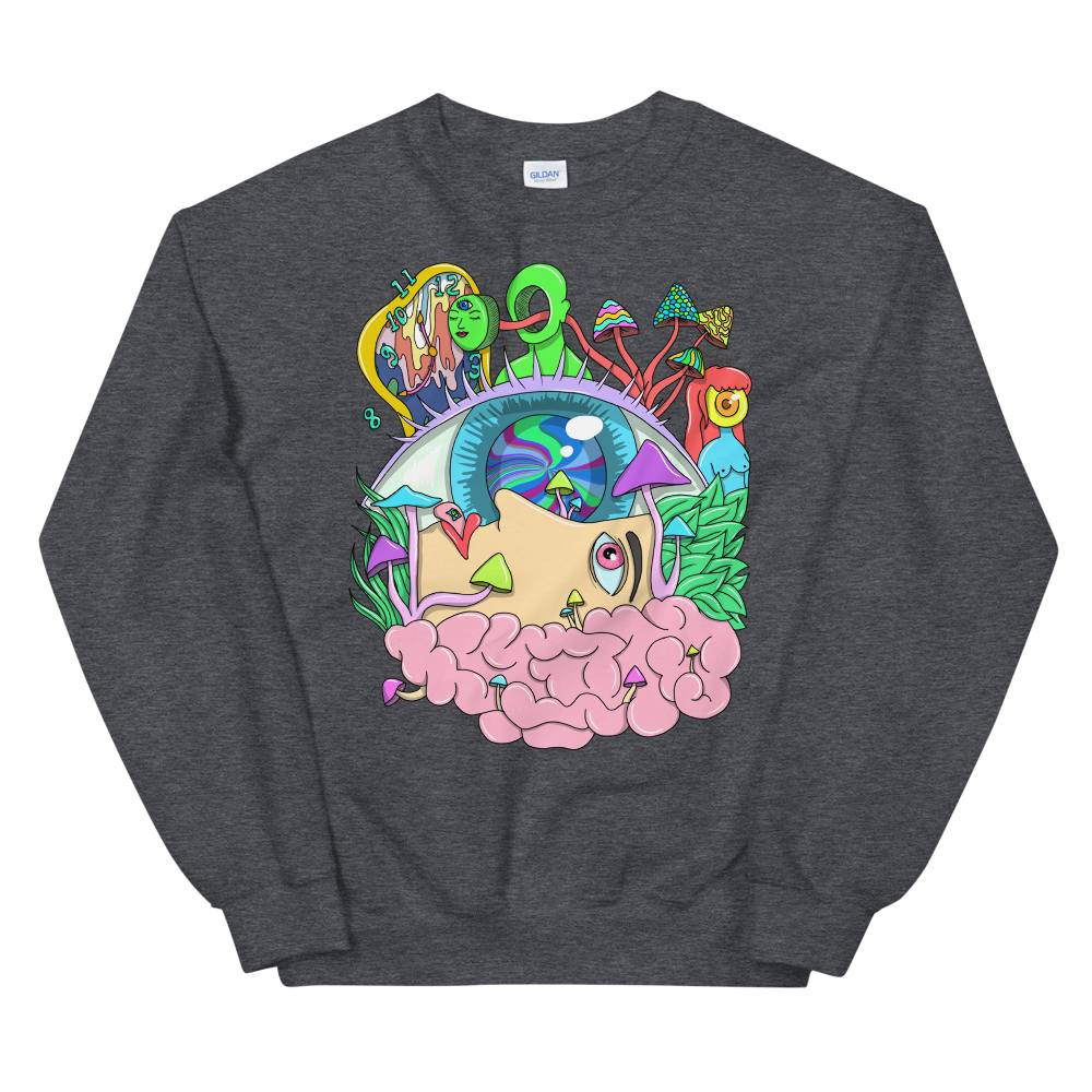 Tripping Graphic Sweatshirt