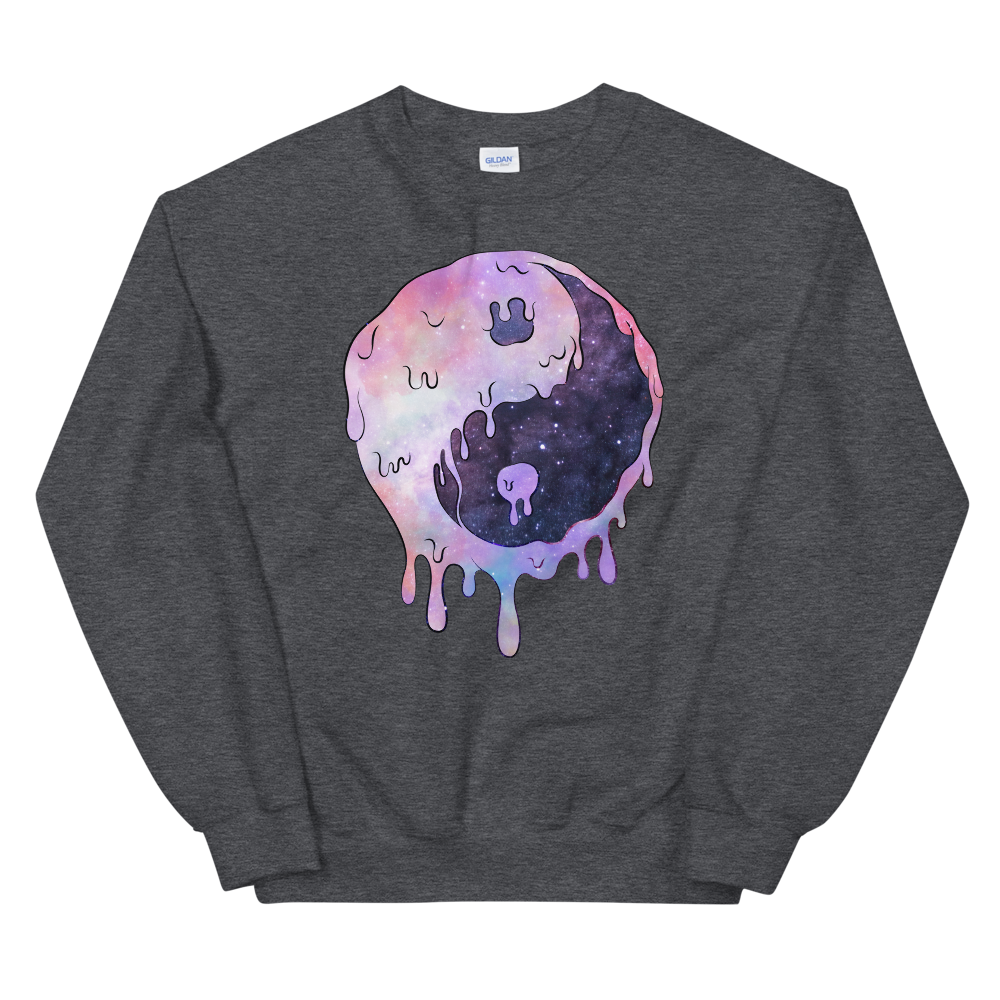 Yinyang Melting Graphic Sweatshirt