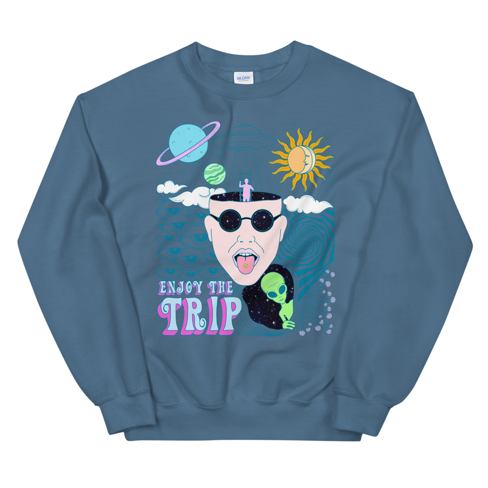 Enjoy The Trip Graphic Sweatshirt