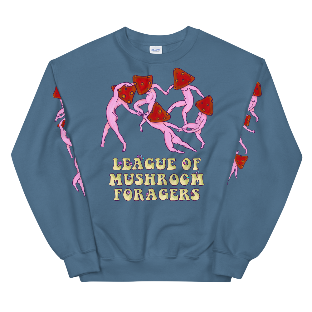 League of Mushroom Foragers Graphic Sweatshirt