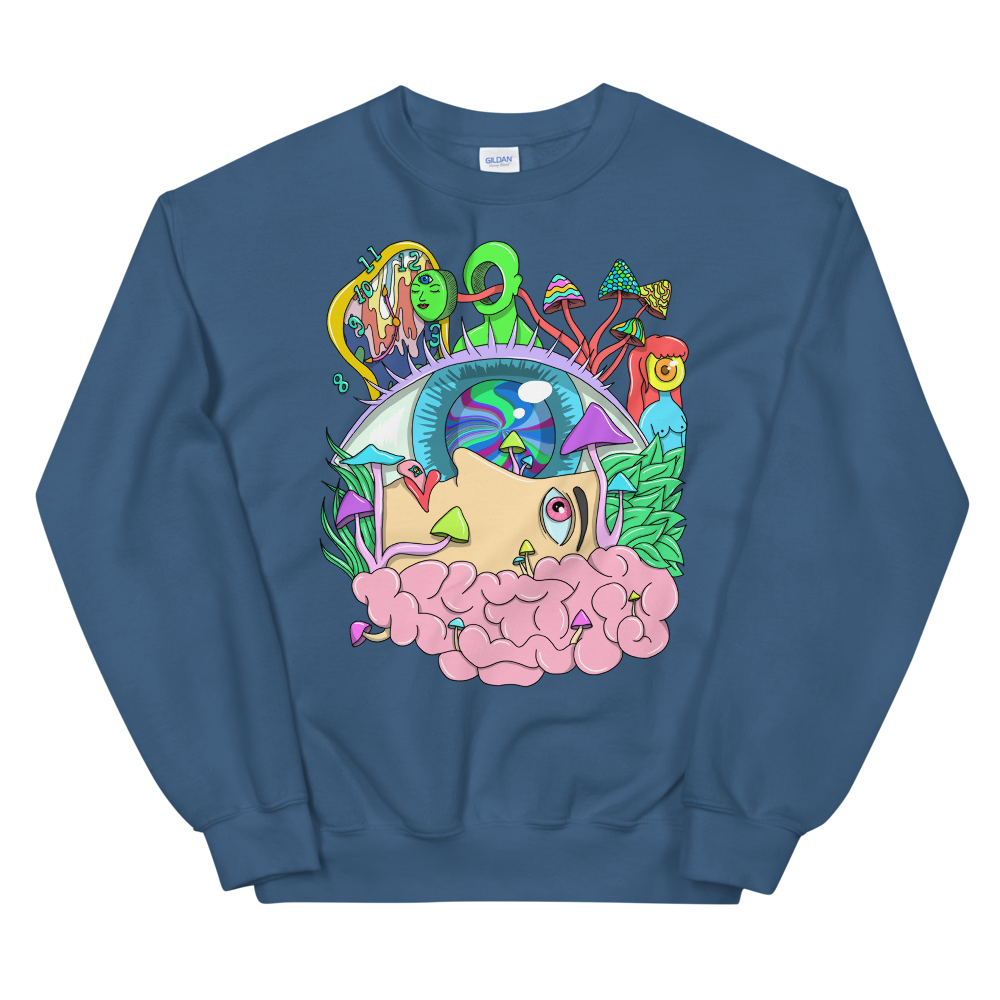 Tripping Graphic Sweatshirt