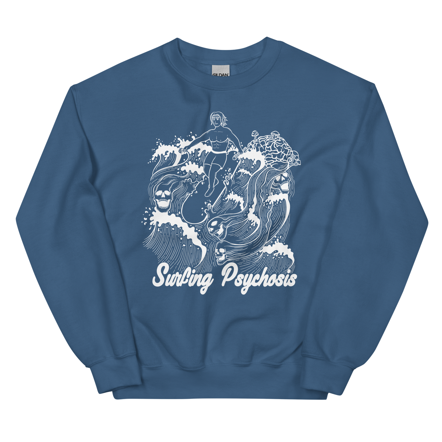 Surfing Psychosis Graphic Sweatshirt