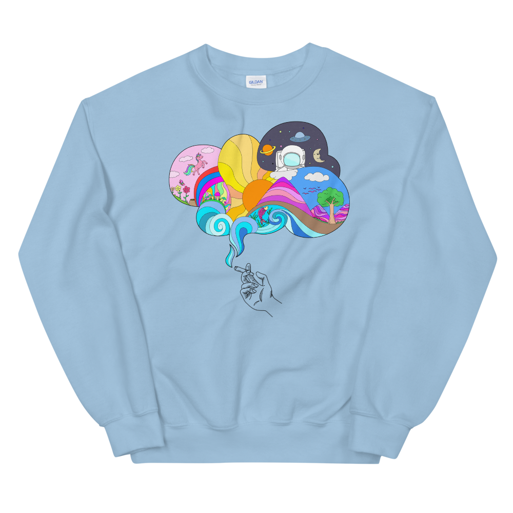 Smoke Land Graphic Sweatshirt