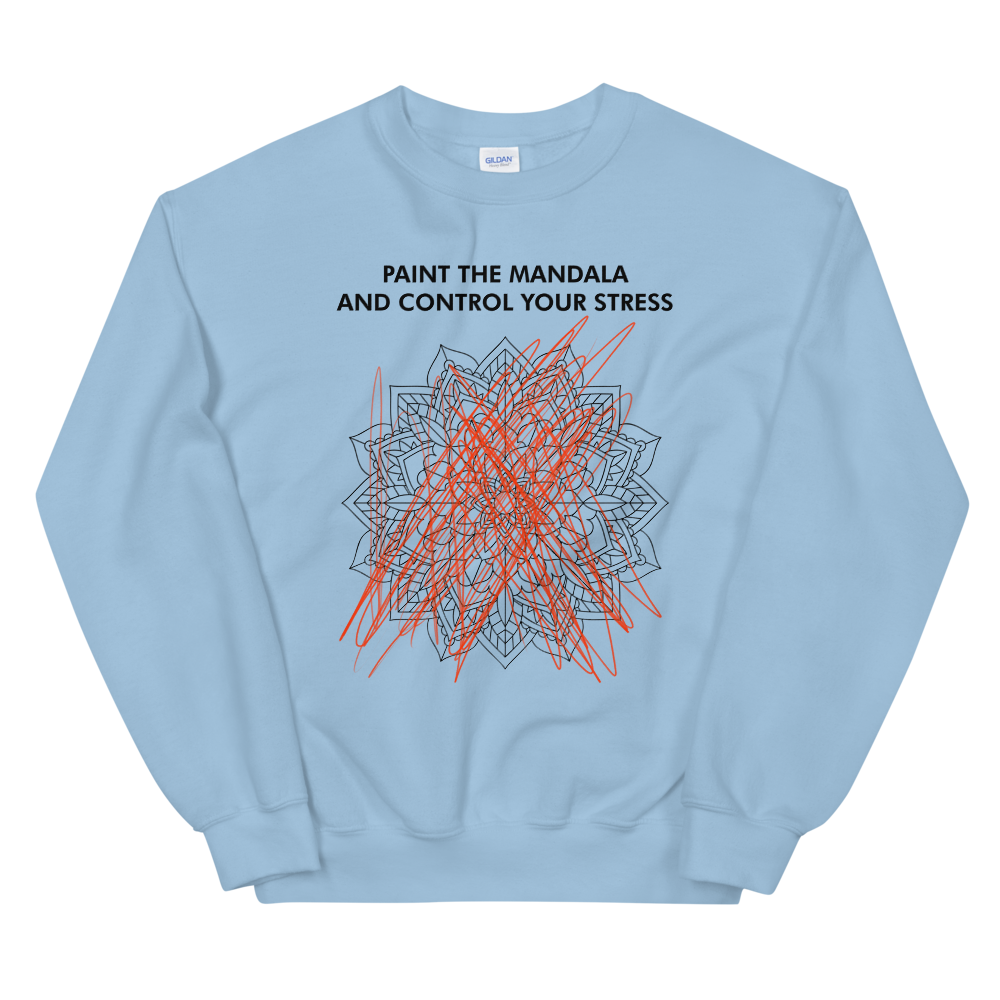Paint The Mandala Graphic Sweatshirt