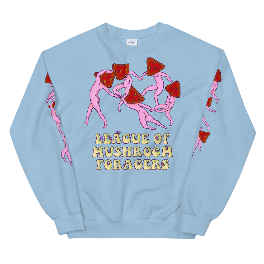 League of Mushroom Foragers Graphic Sweatshirt