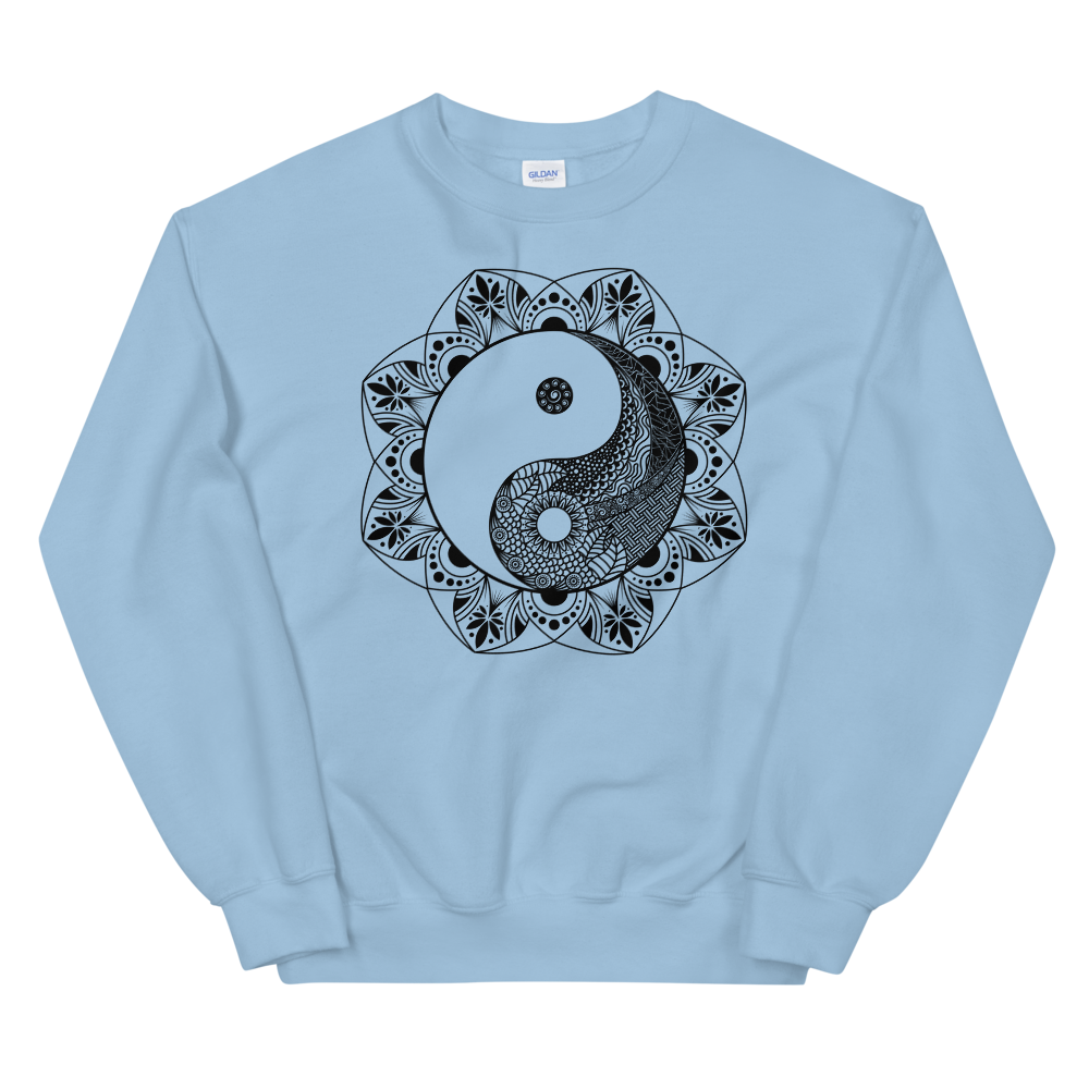 Yinyang Mandala Graphic Sweatshirt