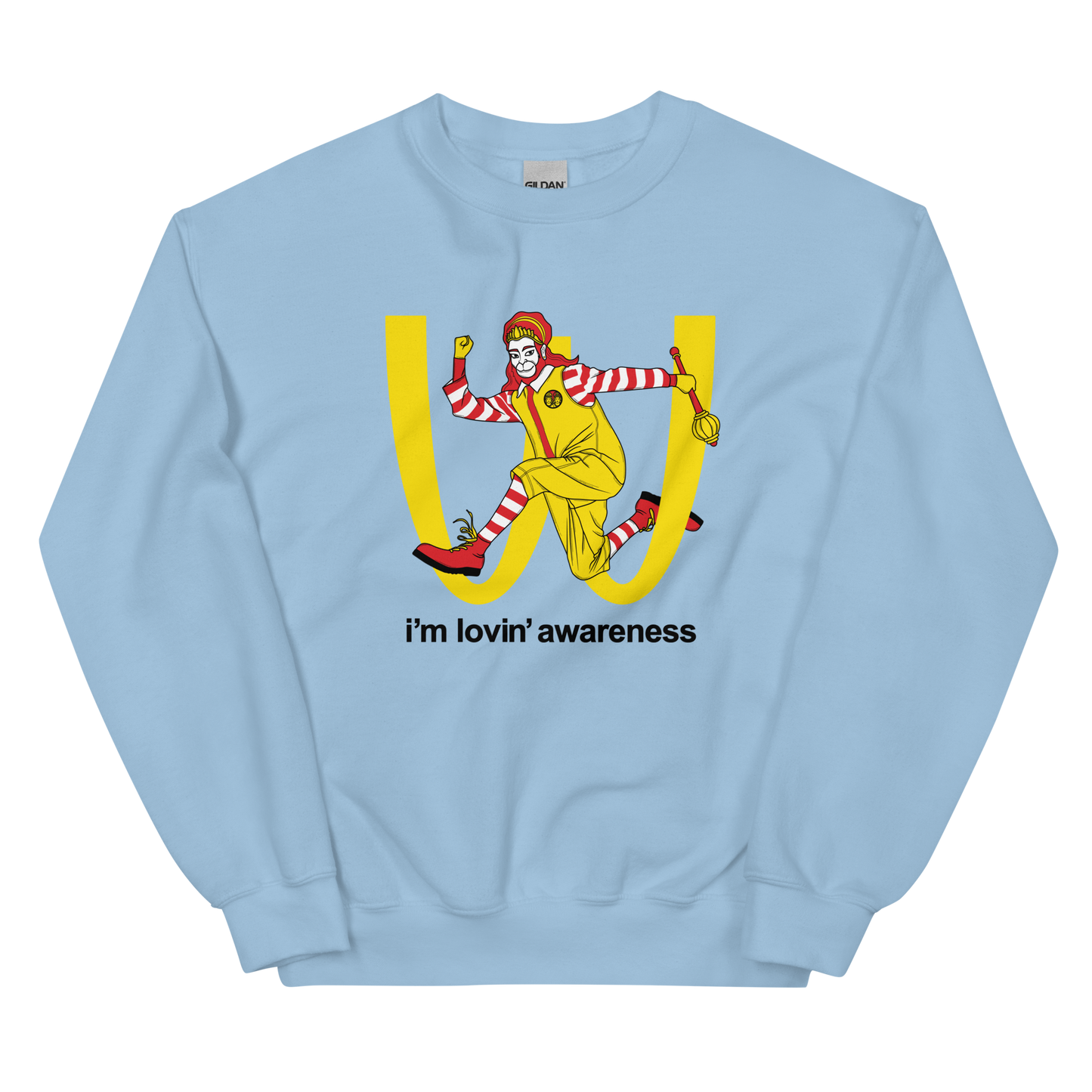 I'm Lovin' Awareness Graphic Sweatshirt