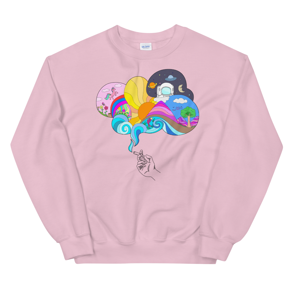 Smoke Land Graphic Sweatshirt