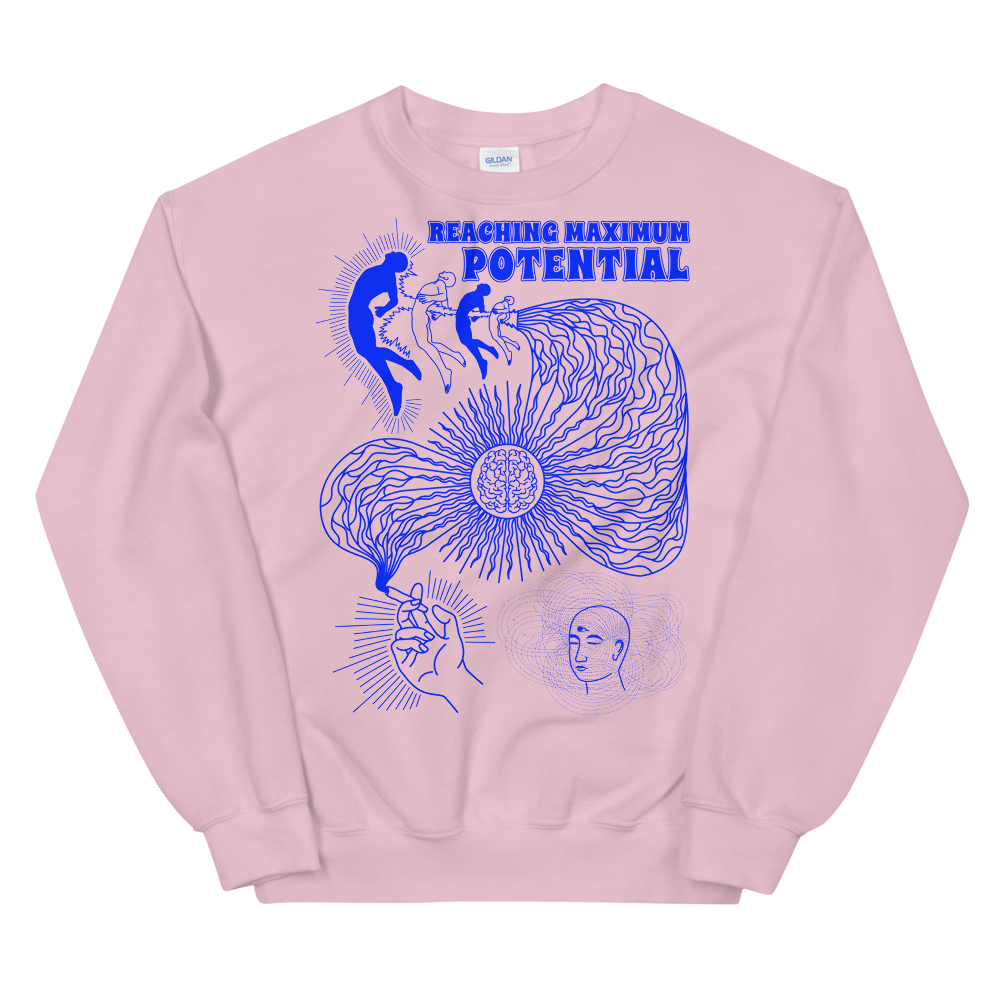 Reaching Maximum Potential Graphic Sweatshirt