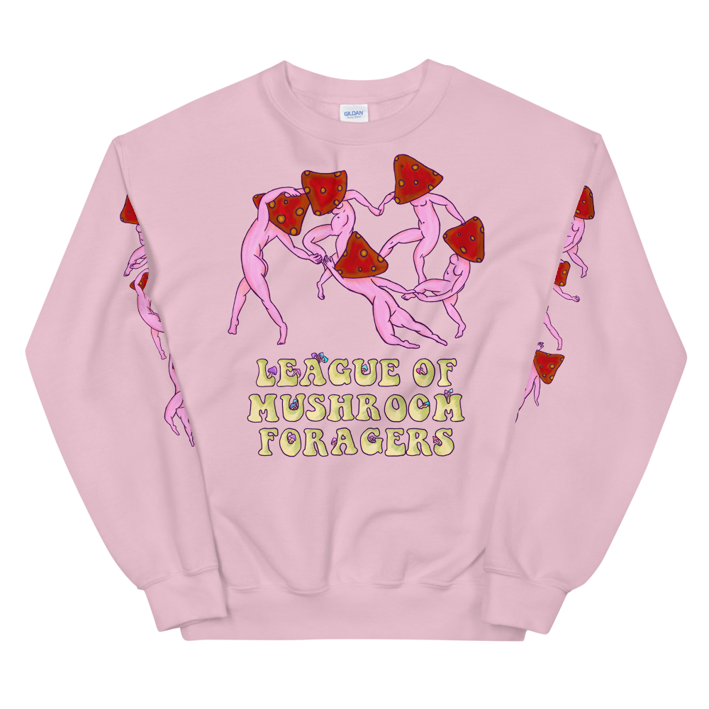 League of Mushroom Foragers Graphic Sweatshirt