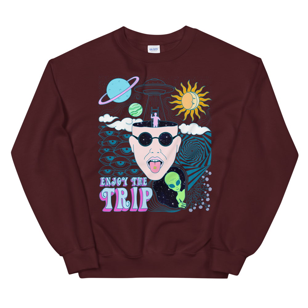 Enjoy The Trip Graphic Sweatshirt