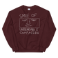 Smile Of Unbearable Compassion Doodle Graphic Sweatshirt