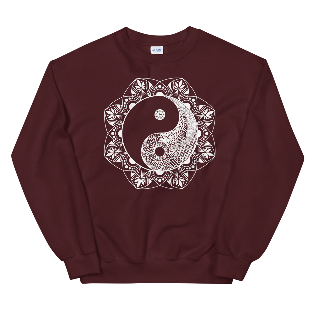 Yinyang Mandala Graphic Sweatshirt