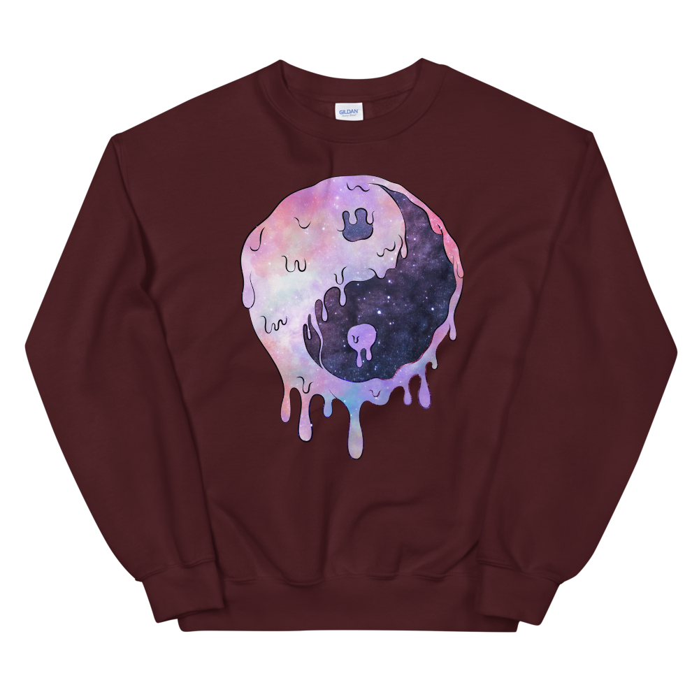 Yinyang Melting Graphic Sweatshirt