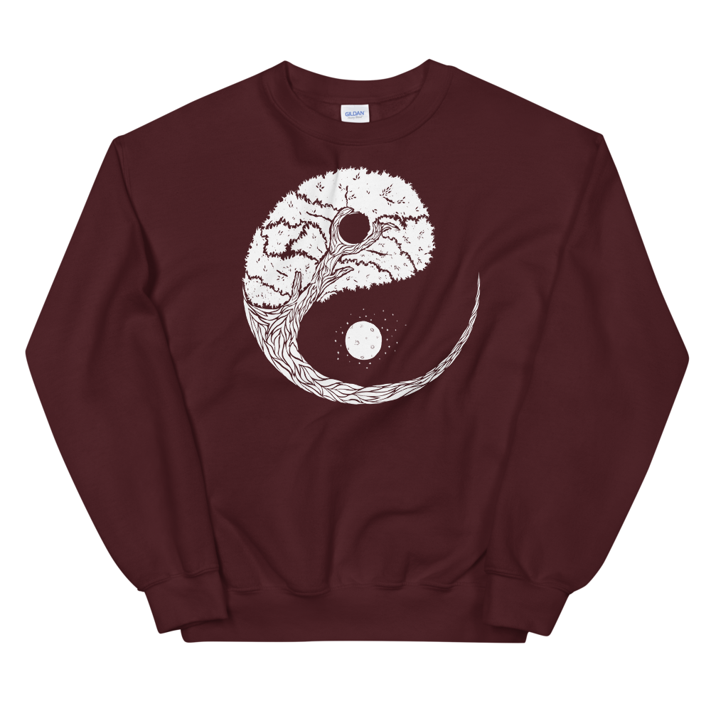 Yinyang Tree Graphic Sweatshirt