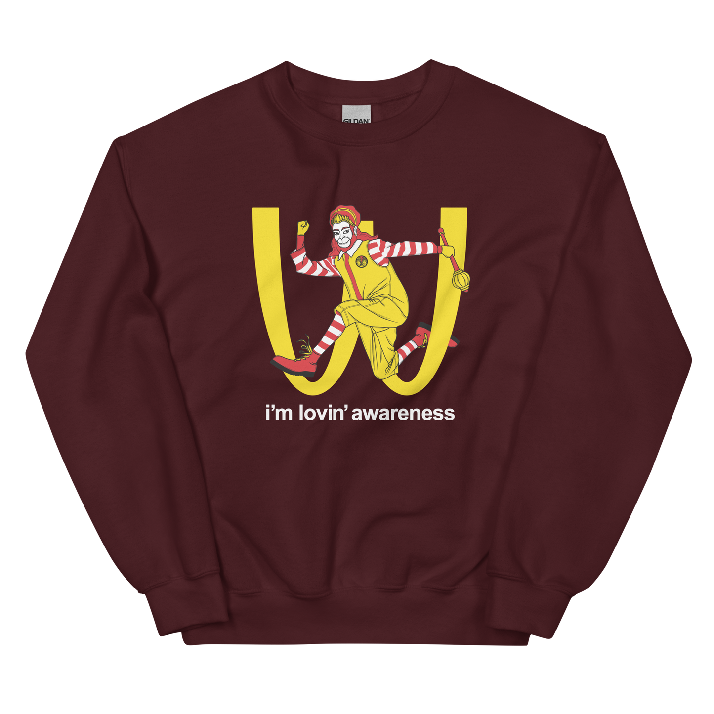 I'm Lovin' Awareness Graphic Sweatshirt