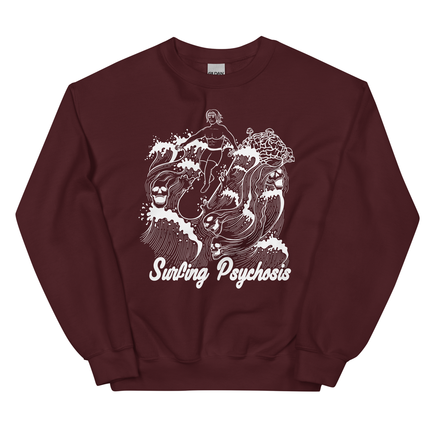 Surfing Psychosis Graphic Sweatshirt