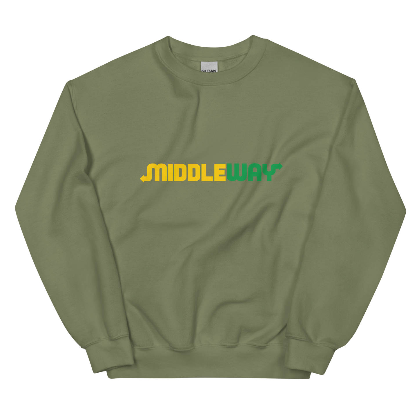 Middle Way Graphic  Sweatshirt