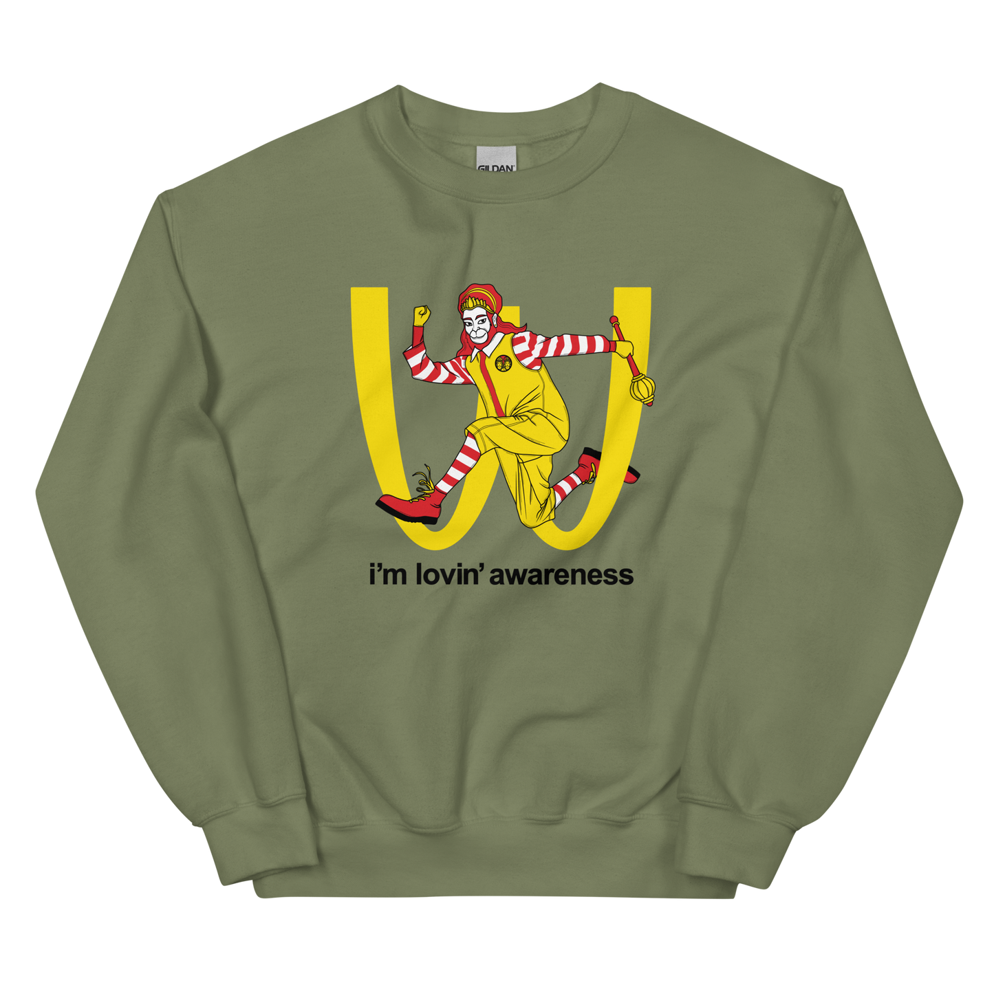 I'm Lovin' Awareness Graphic Sweatshirt