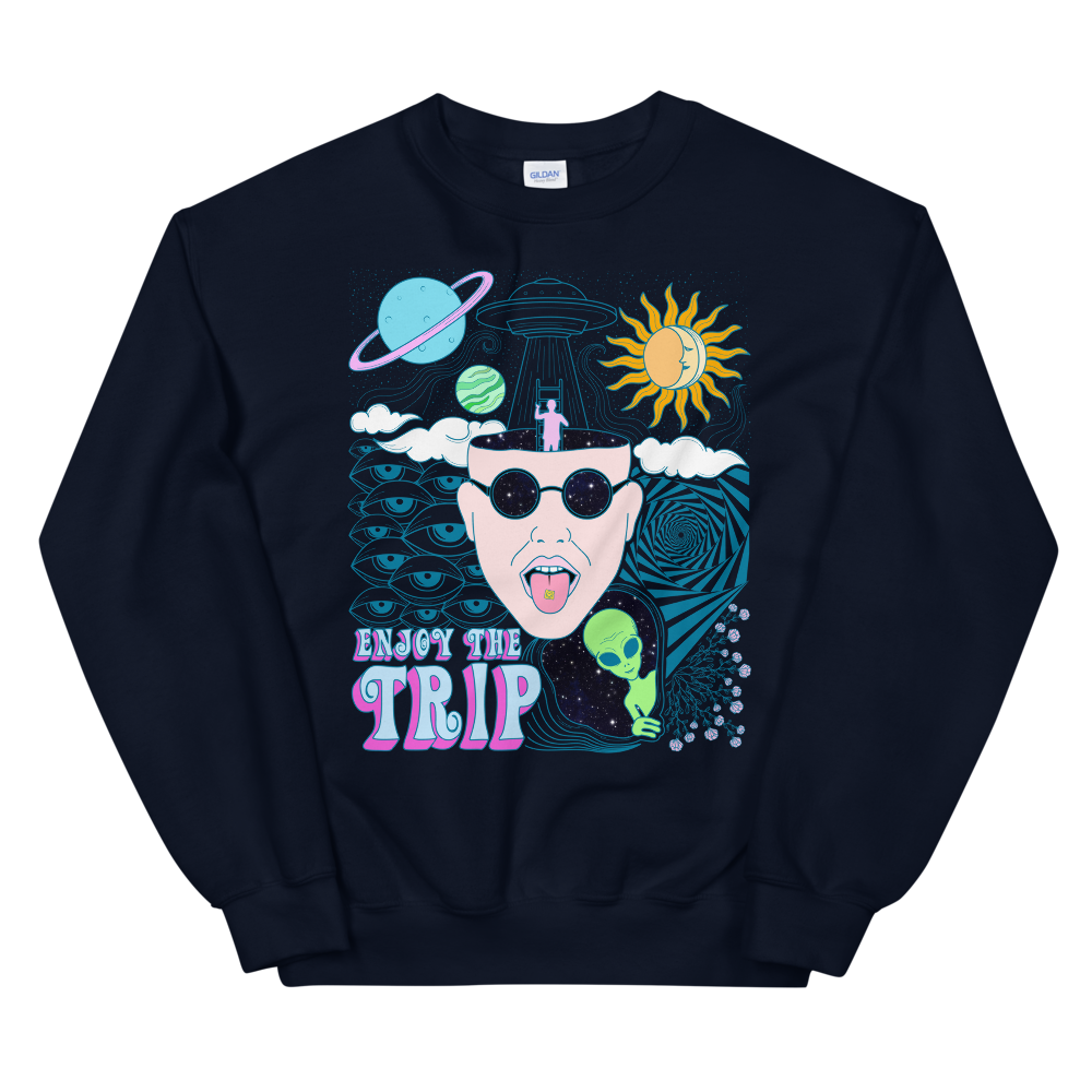 Enjoy The Trip Graphic Sweatshirt