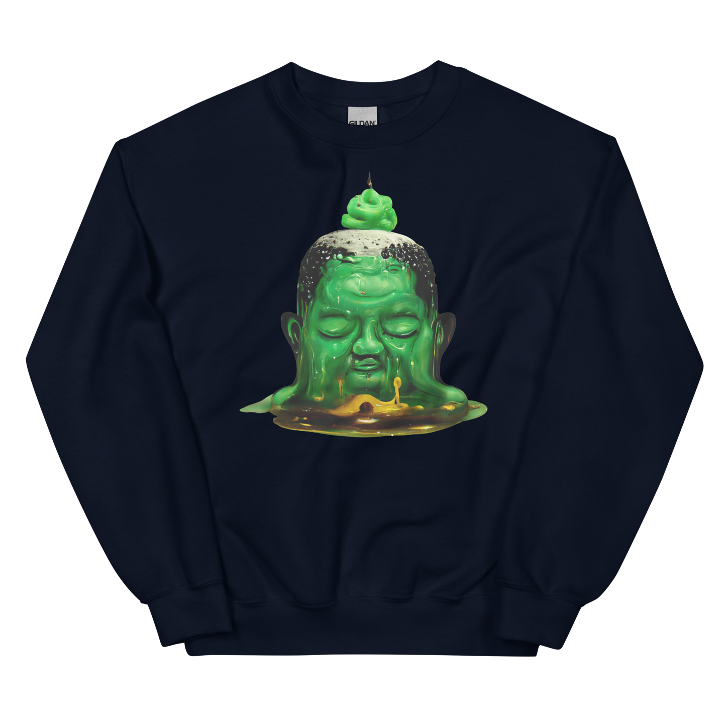 Melting Buddha Graphic Sweatshirt